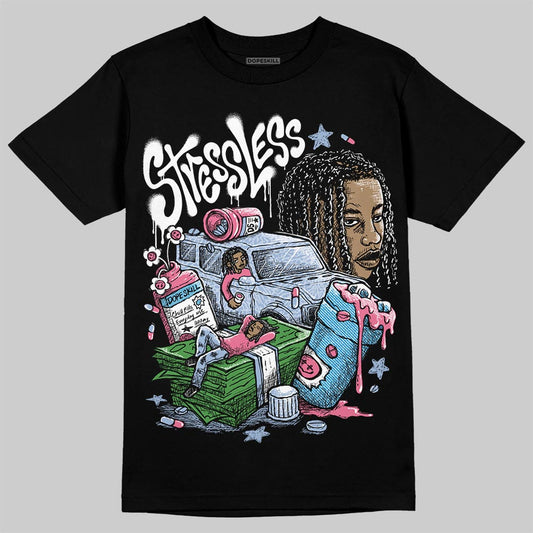 Jordan 3 GS “Cobalt Bliss” DopeSkill T-Shirt Stressless Graphic Streetwear - Black