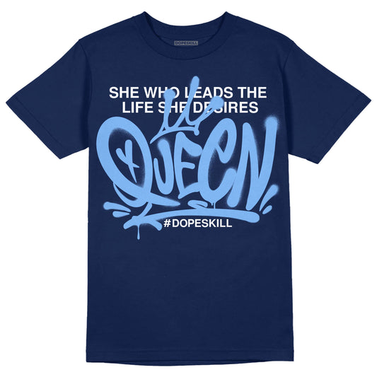 Jordan 5 Midnight Navy DopeSkill Navy T-Shirt Queen Graphic Streetwear