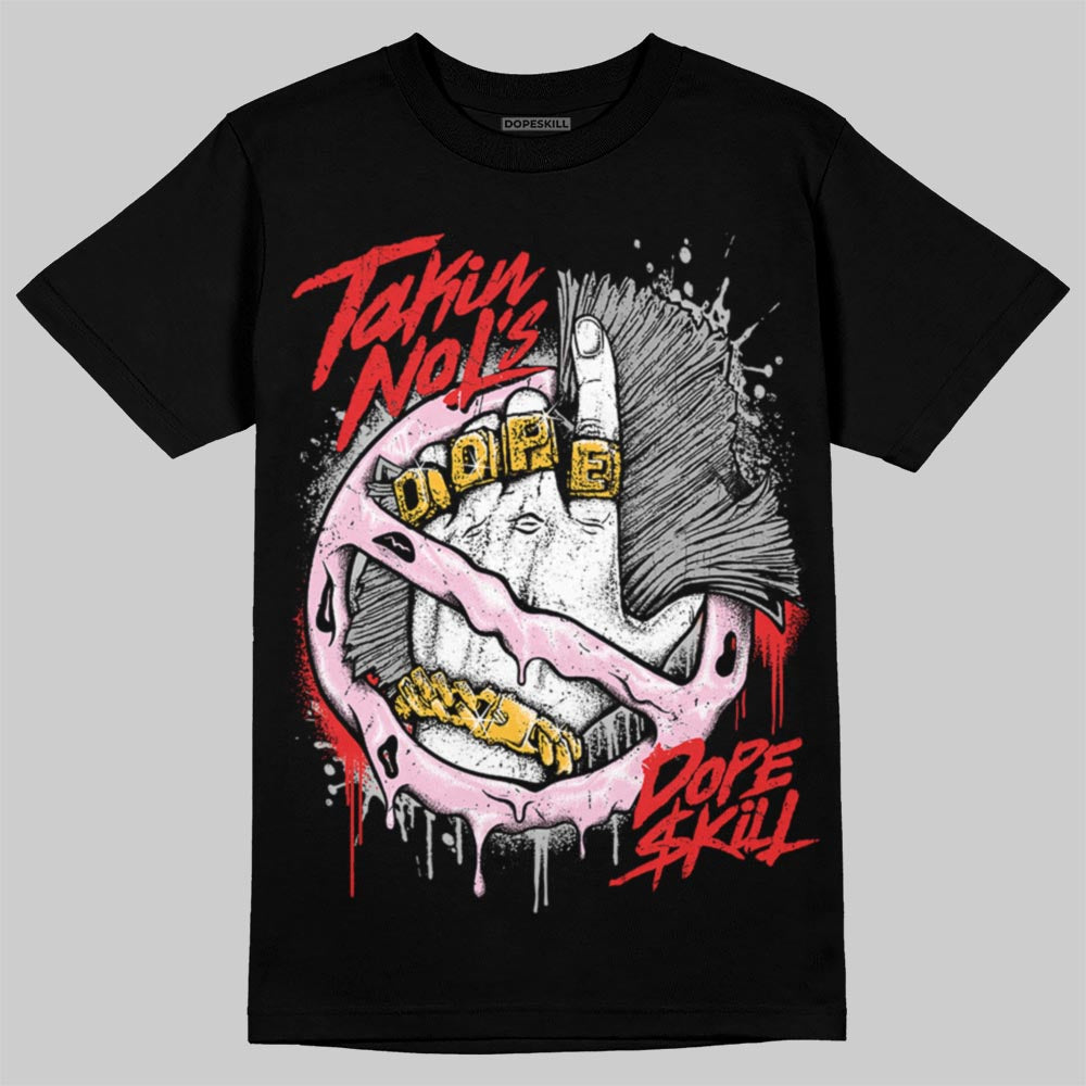 Awake NY x Air Jordan 5 Arctic Pink DopeSkill T-Shirt Takin No L's Graphic Streetwear - black