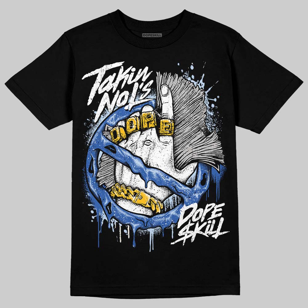Awake NY x Jordan 5 Retro 'Black Racer Blue' DopeSkill T-Shirt Takin No L's Graphic Streetwear - Black