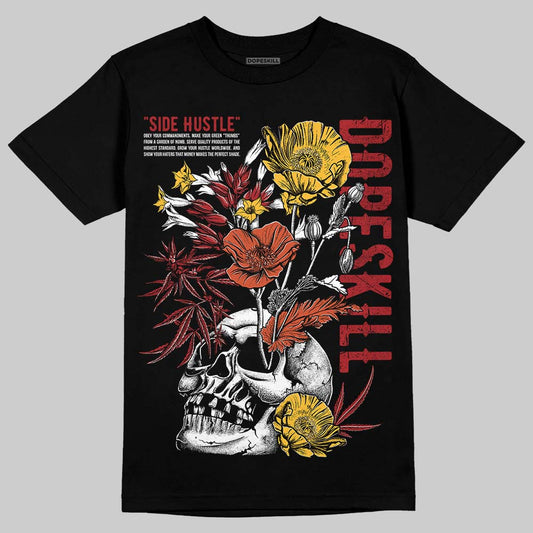 Nigel Sylvester x Air Jordan 4 ‘Brick by Brick’ DopeSkill T-Shirt Side Hustle Graphic Streetwear - Black