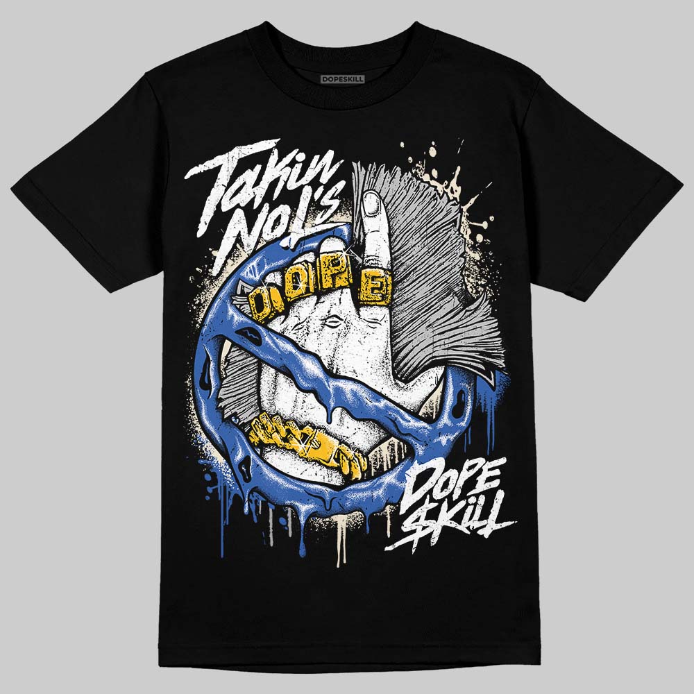 Jordan 1 Low Travis Scott x Fragment DopeSkill T-Shirt Takin No L's Graphic Streetwear - Black