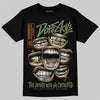 Jordan 4 Retro OG SP Undefeated (2025) DopeSkill T-Shirt The Mouth With No Droughts Graphic Streetwear - black