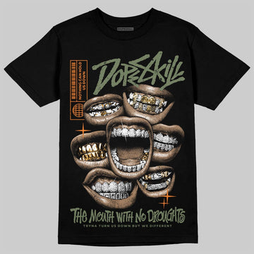 Jordan 4 Retro OG SP Undefeated (2025) DopeSkill T-Shirt The Mouth With No Droughts Graphic Streetwear - black