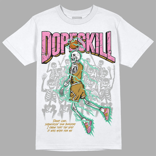 Parris Goebel x WMNS Dunk Low 'Playful Pink’ DopeSkill T-Shirt Thunder Dunk Graphic Streetwear - White 