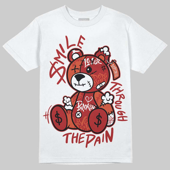 Nigel Sylvester x Air Jordan 4 ‘Brick by Brick’ DopeSkill T-Shirt Smile Through The Pain Graphic Streetwear - White