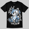 Jordan 12 Retro 'Melo' DopeSkill T-Shirt Smile Through The Pain Graphic Streetwear - Black