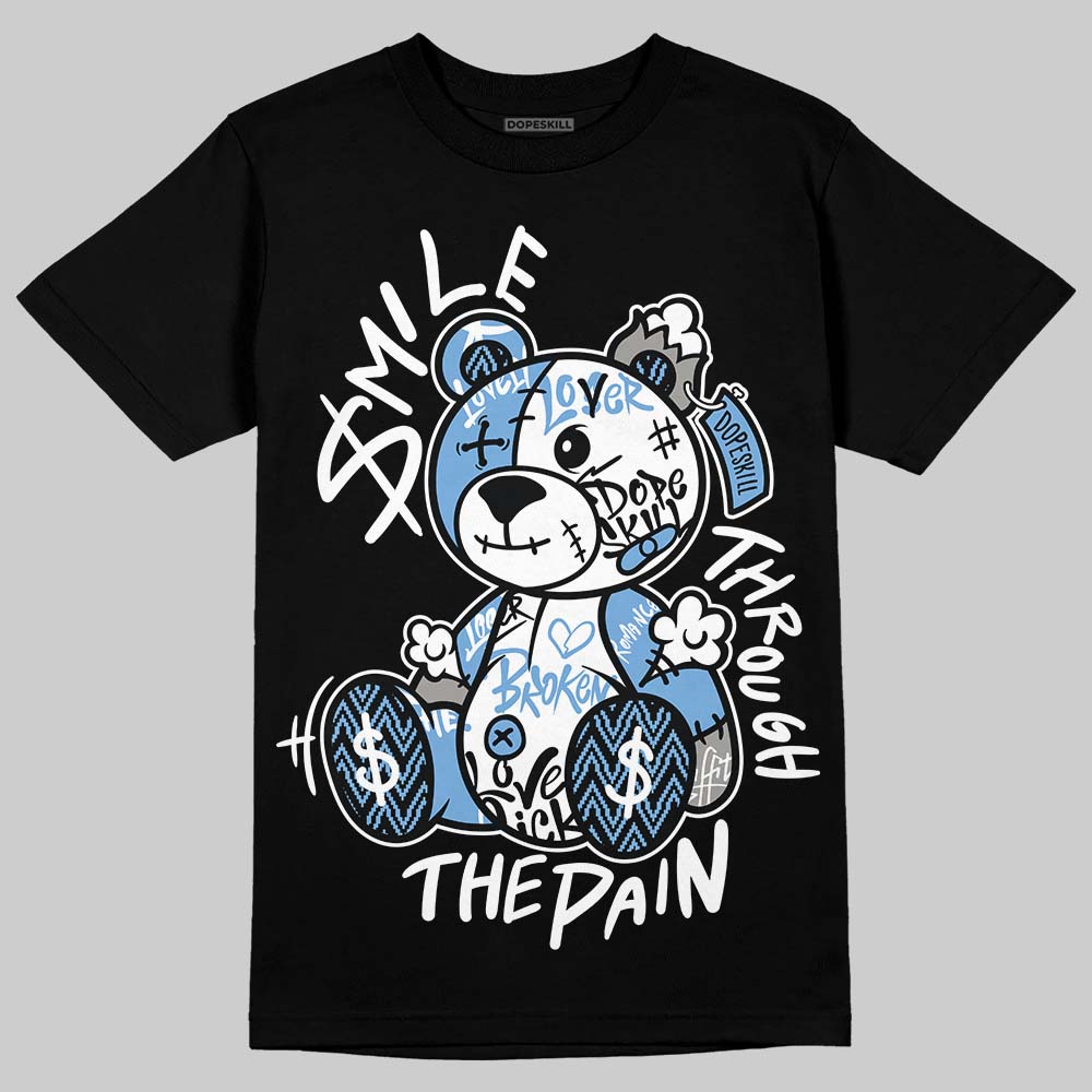 Jordan 12 Retro 'Melo' DopeSkill T-Shirt Smile Through The Pain Graphic Streetwear - Black