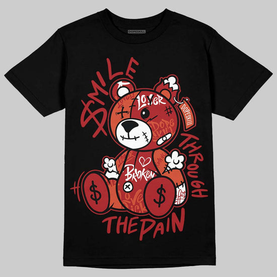 Nigel Sylvester x Air Jordan 4 ‘Brick by Brick’ DopeSkill T-Shirt Smile Through The Pain Graphic Streetwear - Black