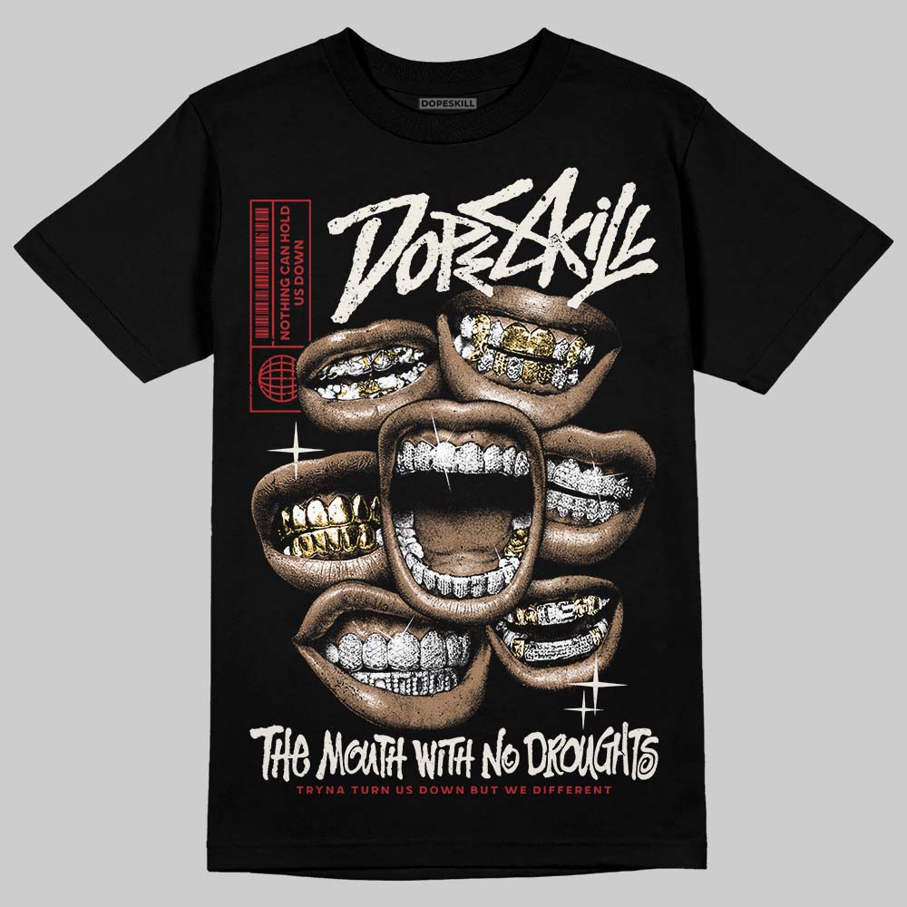 Nigel Sylvester x Jordan 1 Low OG “Nitro” DopeSkill T-Shirt The Mouth With No Droughts Graphic Streetwear - Black