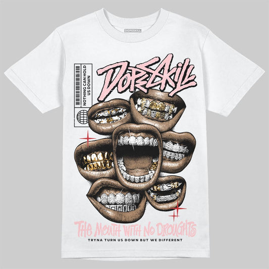 ASICS Gel-Nimbus 10.1 Strawberry DopeSkill T-Shirt The Mouth With No Droughts Graphic Streetwear - White