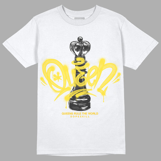 Jordan 11 Low 'Yellow Snakeskin' DopeSkill T-Shirt Queen Chess Graphic Streetwear - White