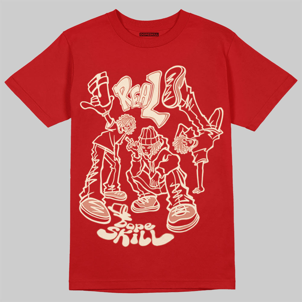 Jordan 1 Retro High OG Black Toe Reimagined DopeSkill T-Shirt Real Y2K Players Graphic Streetwear - Red