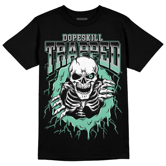 Jordan 3 "Green Glow" DopeSkill T-Shirt Trapped Halloween Graphic Streetwear - Black