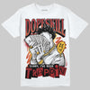 Nigel Sylvester x Air Jordan 4 ‘Brick by Brick’ DopeSkill T-Shirt Sorry I've Been Trappin Graphic Streetwear - White