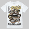 Quai 54 x Air Jordan 1 Retro Low OG Tour Yellow Black DopeSkill T-Shirt The Mouth With No Droughts Graphic Streetwear - White