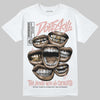 Jordan 1 Low OG “Rust Pink” DopeSkill T-Shirt The Mouth With No Droughts Graphic Streetwear - White