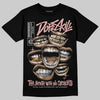 Jordan 1 Low OG “Rust Pink” DopeSkill T-Shirt The Mouth With No Droughts Graphic Streetwear - Black