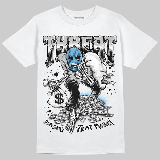 Jordan 10 OG “Steel” DopeSkill T-Shirt Threat Graphic Streetwear - White