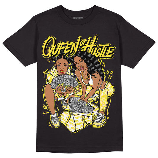 Jordan 11 Low 'Yellow Snakeskin' DopeSkill T-Shirt Queen Of Hustle Graphic Streetwear - Black