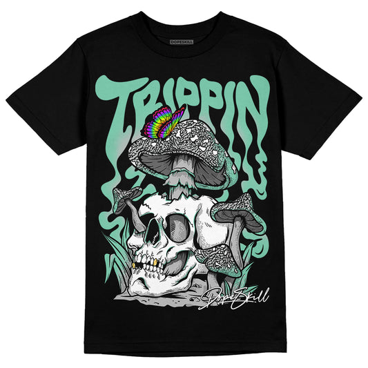 Jordan 3 "Green Glow" DopeSkill T-Shirt Trippin Graphic Streetwear - Black
