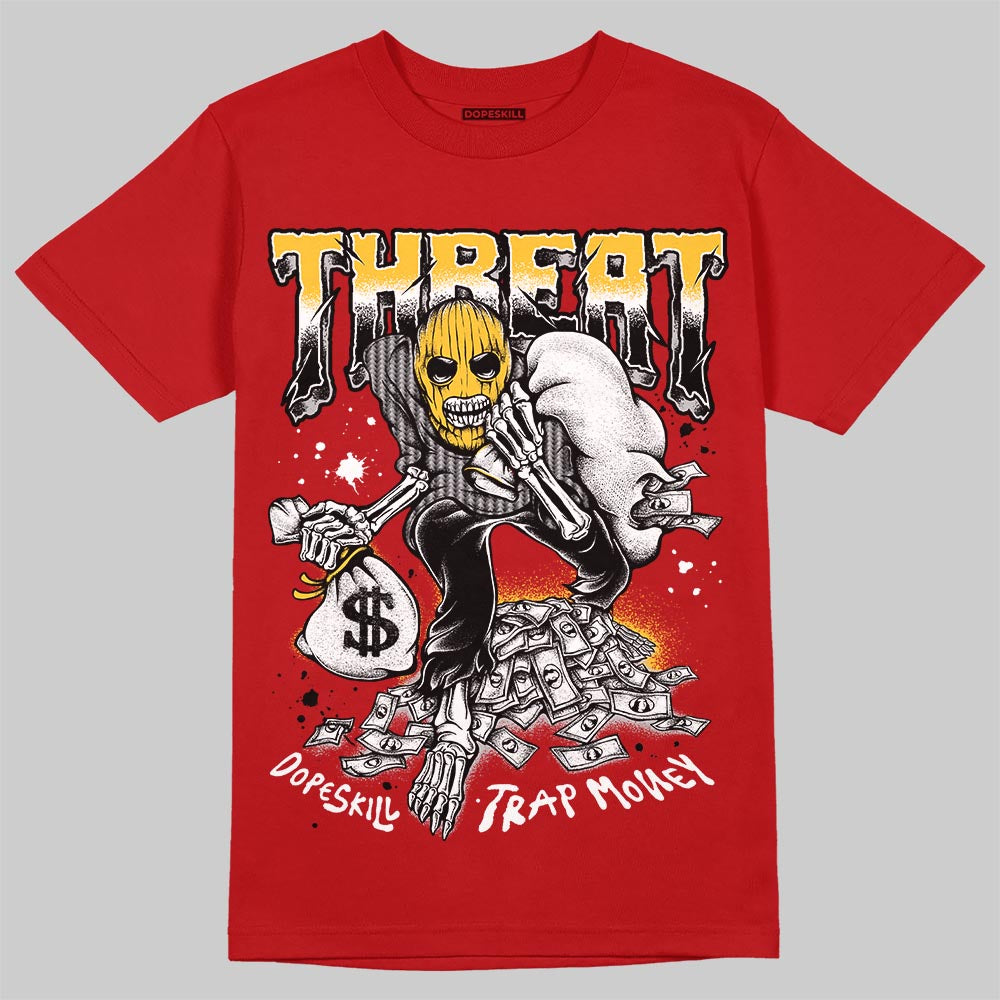 Jordan 14 Retro Ferrari (2025) DopeSkill T-Shirt Threat Graphic Streetwear - Red