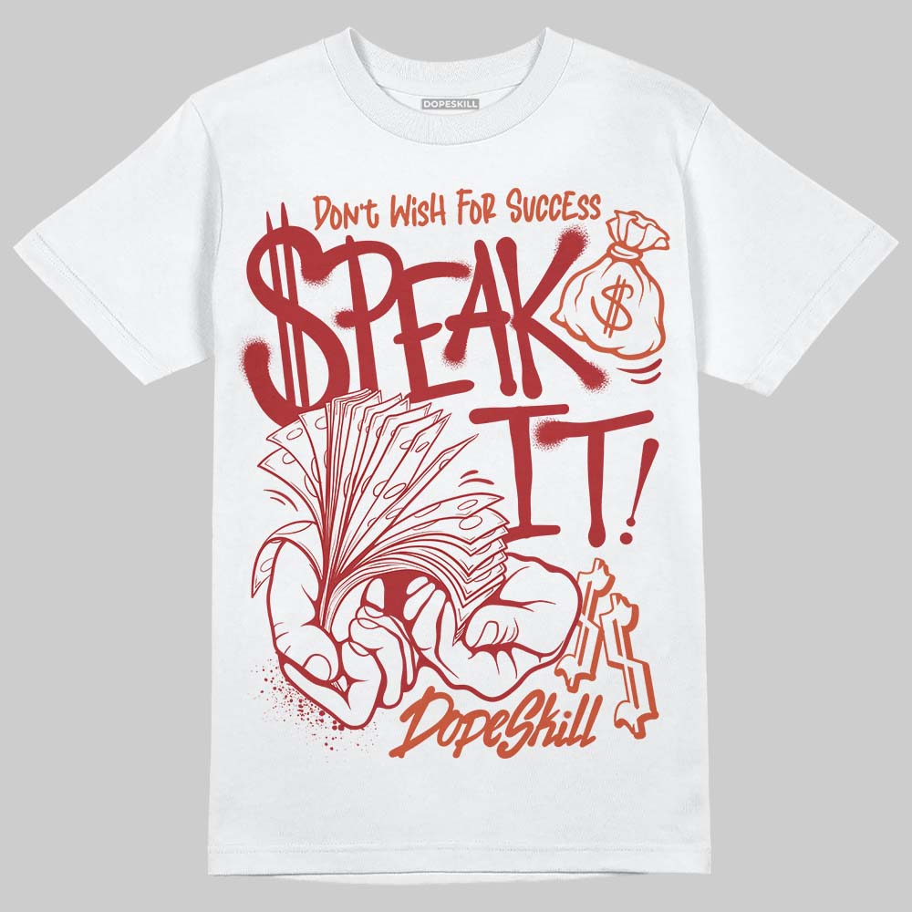 Nigel Sylvester x Air Jordan 4 ‘Brick by Brick’ DopeSkill T-Shirt Speak It Graphic Streetwear - White