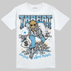Jordan 4 Denim “Worn Blue” DopeSkill T-Shirt Threat Graphic Streetwear - WHite