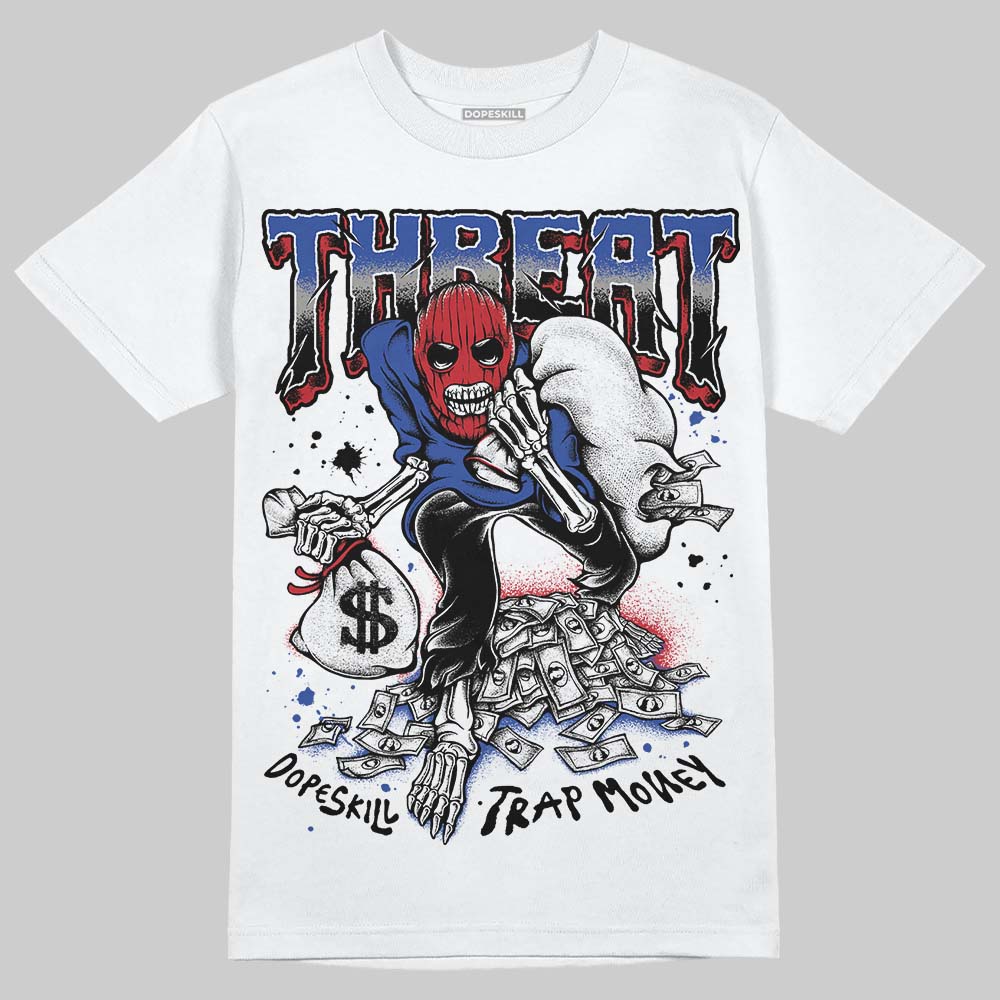 Jordan 4 “Rare Air” DopeSkill T-Shirt Threat Graphic Streetwear - White