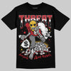 Jordan 14 Retro Ferrari (2025) DopeSkill T-Shirt Threat Graphic Streetwear - Black