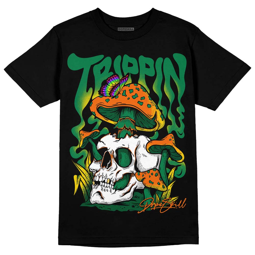 Green Sneakers DopeSkill T-Shirt Trippin Graphic Streetwear - Black