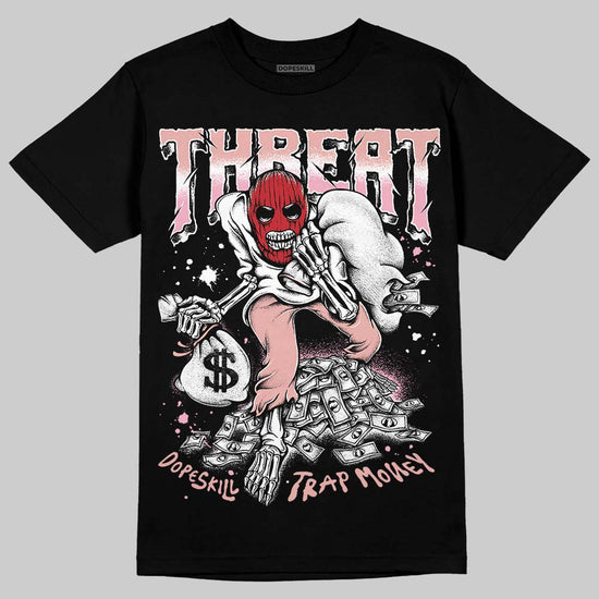 Jordan 1 Low OG “Rust Pink” DopeSkill T-Shirt Threat Graphic Streetwear - black