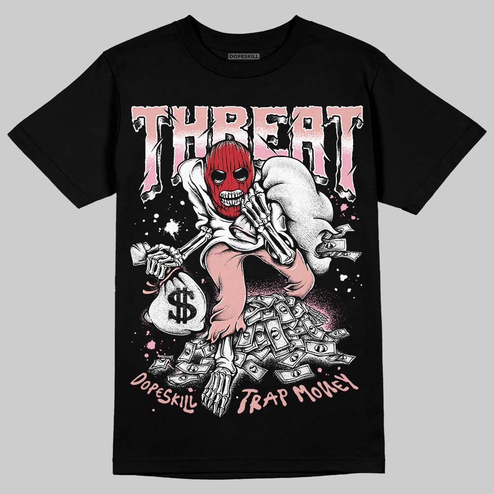 Jordan 1 Low OG “Rust Pink” DopeSkill T-Shirt Threat Graphic Streetwear - black