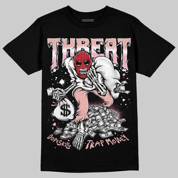 Jordan 1 Low OG “Rust Pink” DopeSkill T-Shirt Threat Graphic Streetwear - black