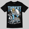 Jordan 4 Denim “Worn Blue” DopeSkill T-Shirt Threat Graphic Streetwear - Black