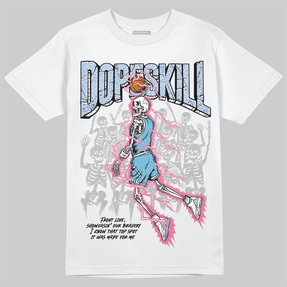 Jordan 3 GS “Cobalt Bliss” DopeSkill T-Shirt Thunder Dunk Graphic Streetwear - White