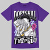 Jordan 5 OG “Grape” DopeSkill T-Shirt Sorry I've Been Trappin Graphic Streetwear - Purple