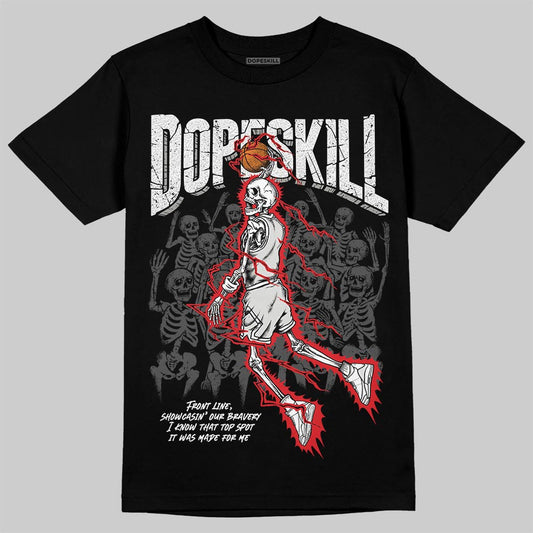 Jordan 3 Retro Pure Money DopeSkill T-Shirt Thunder Dunk Graphic Streetwear - Black