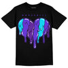 Jordan 6 "Aqua" DopeSkill T-Shirt Slime Drip Heart Graphic Streetwear - Black