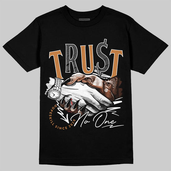 Jordan 14 Golf "US Open" DopeSkill T-Shirt Trust No One Graphic Streetwear - Black