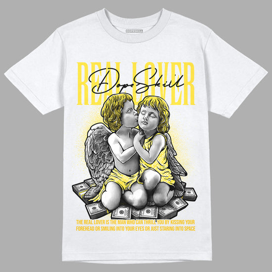 Jordan 11 Low 'Yellow Snakeskin' DopeSkill T-Shirt Real Lover Graphic Streetwear - White