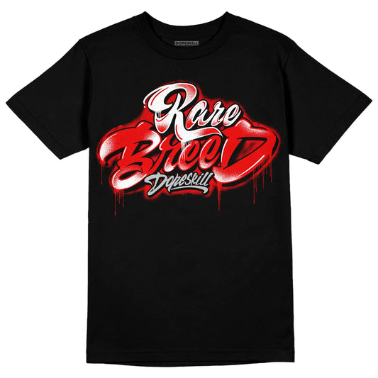 Jordan 12 “Cherry” DopeSkill T-Shirt Rare Breed Type Graphic Streetwear - Black