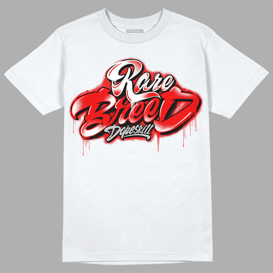 Jordan 12 “Cherry” DopeSkill T-Shirt Rare Breed Type Graphic Streetwear - White