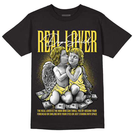 Jordan 11 Low 'Yellow Snakeskin' DopeSkill T-Shirt Real Lover Graphic Streetwear - Black
