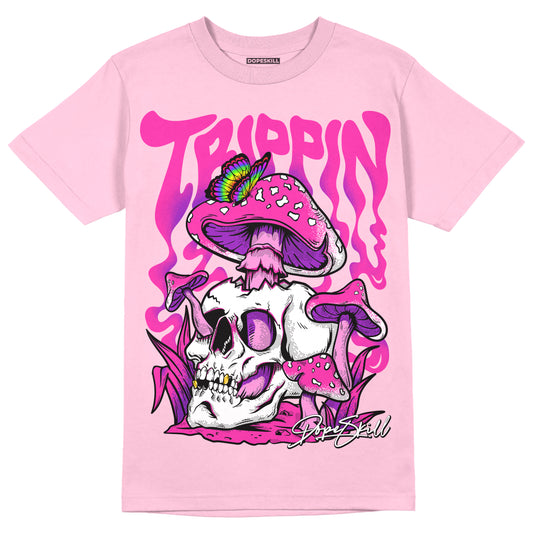 Pink Sneakers DopeSkill Pink T-shirt Trippin Graphic Streetwear