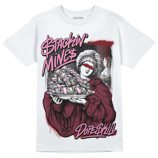 Jordan 1 Retro High OG “Team Red” DopeSkill T-Shirt Stackin Mines Graphic Streetwear - White
