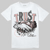 Jordan 1 Low OG “Rust Pink” DopeSkill T-Shirt Trust No One Graphic Streetwear - White