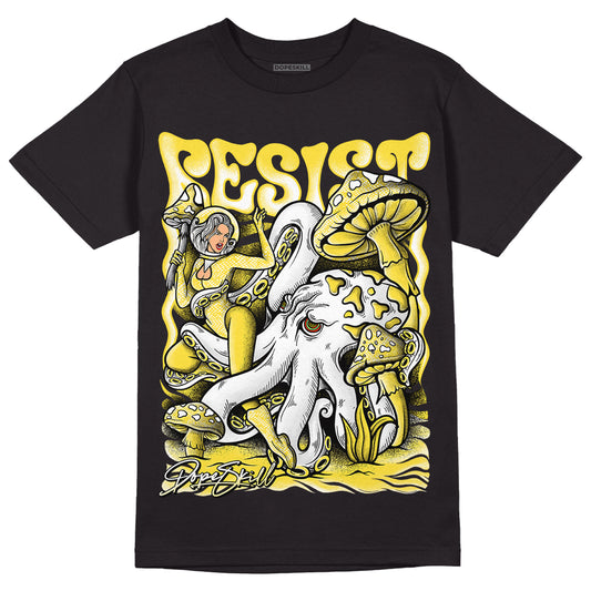 Jordan 11 Low 'Yellow Snakeskin' DopeSkill T-Shirt Resist Graphic Streetwear - Black