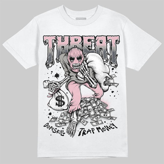 Air Max 95 OG “Pink Foam” DopeSkill T-Shirt Threat Graphic Streetwear - White