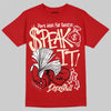 Jordan 1 Retro High OG Black Toe Reimagined DopeSkill T-Shirt Speak It Graphic Streetwear - Red